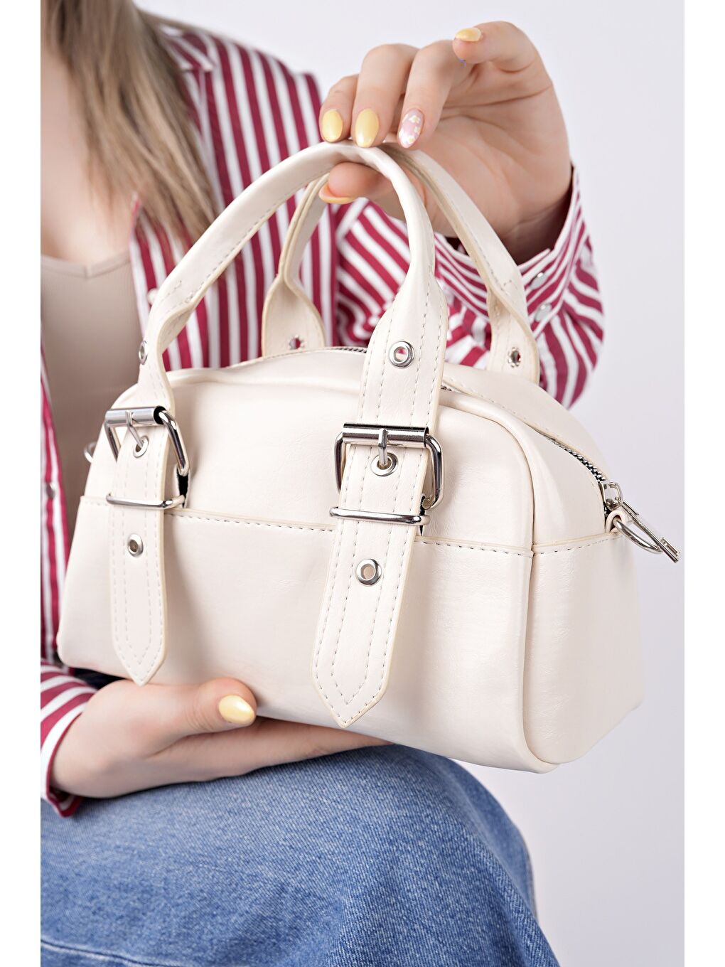 Bej MONTANNA Kadın El ve Omuz Çantası