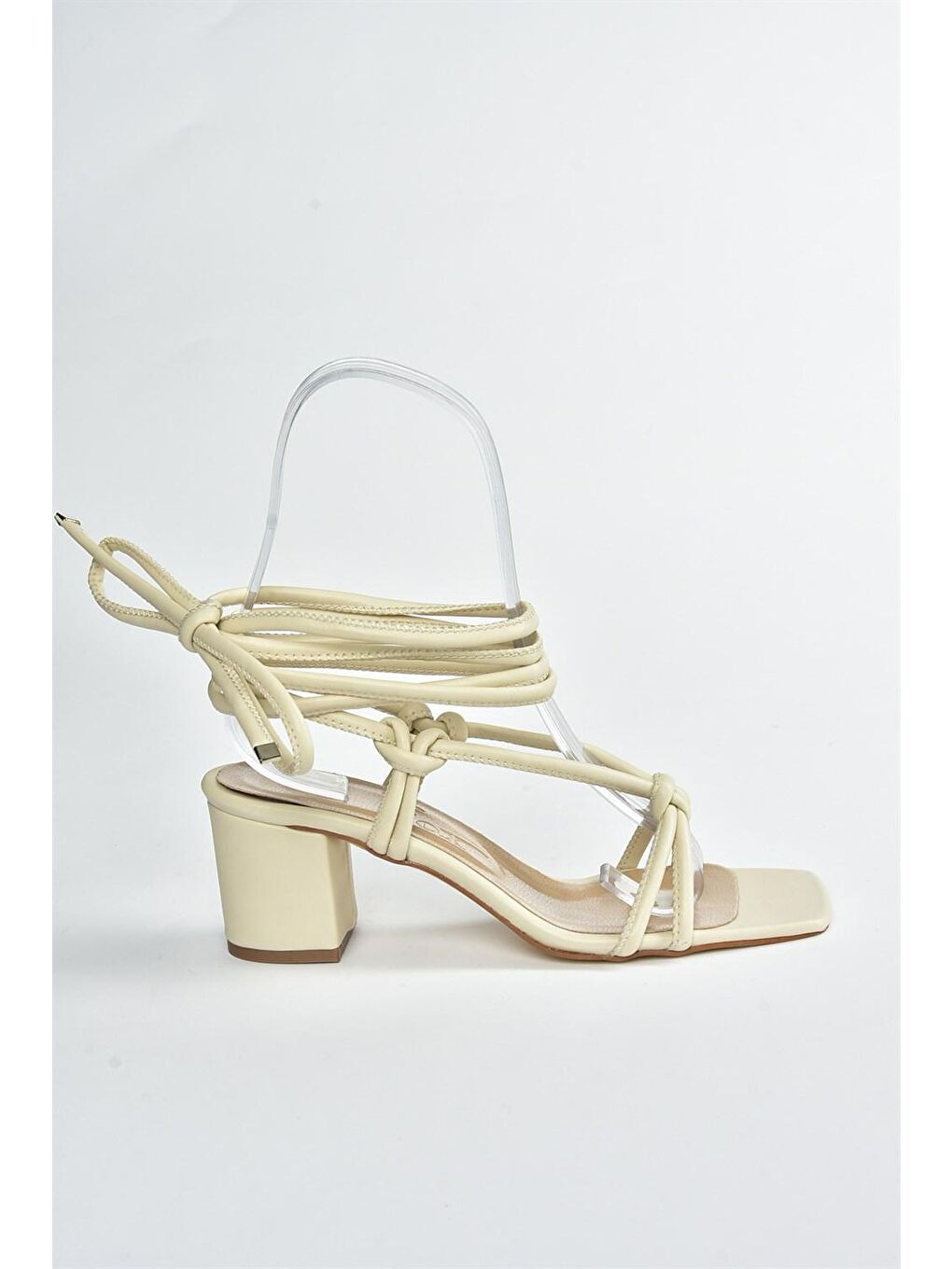 M4278314 Bej Kadın Topuklu Ayakkabı-6