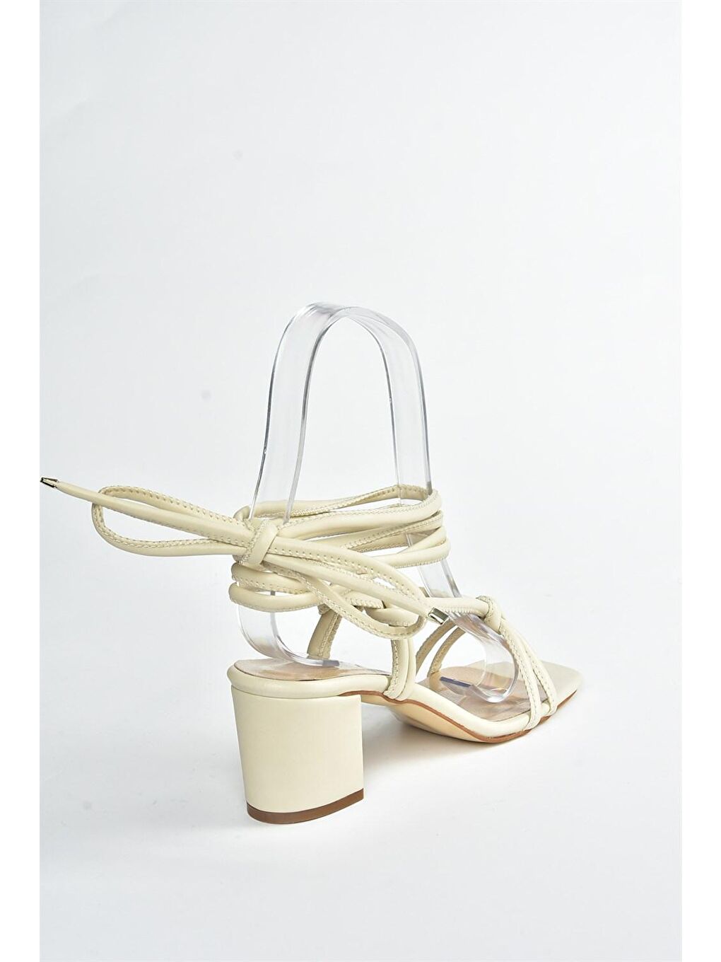 M4278314 Bej Kadın Topuklu Ayakkabı-7