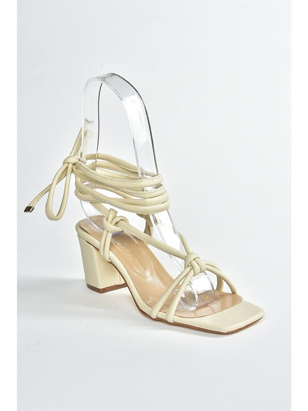 M4278314 Bej Kadın Topuklu Ayakkabı-8