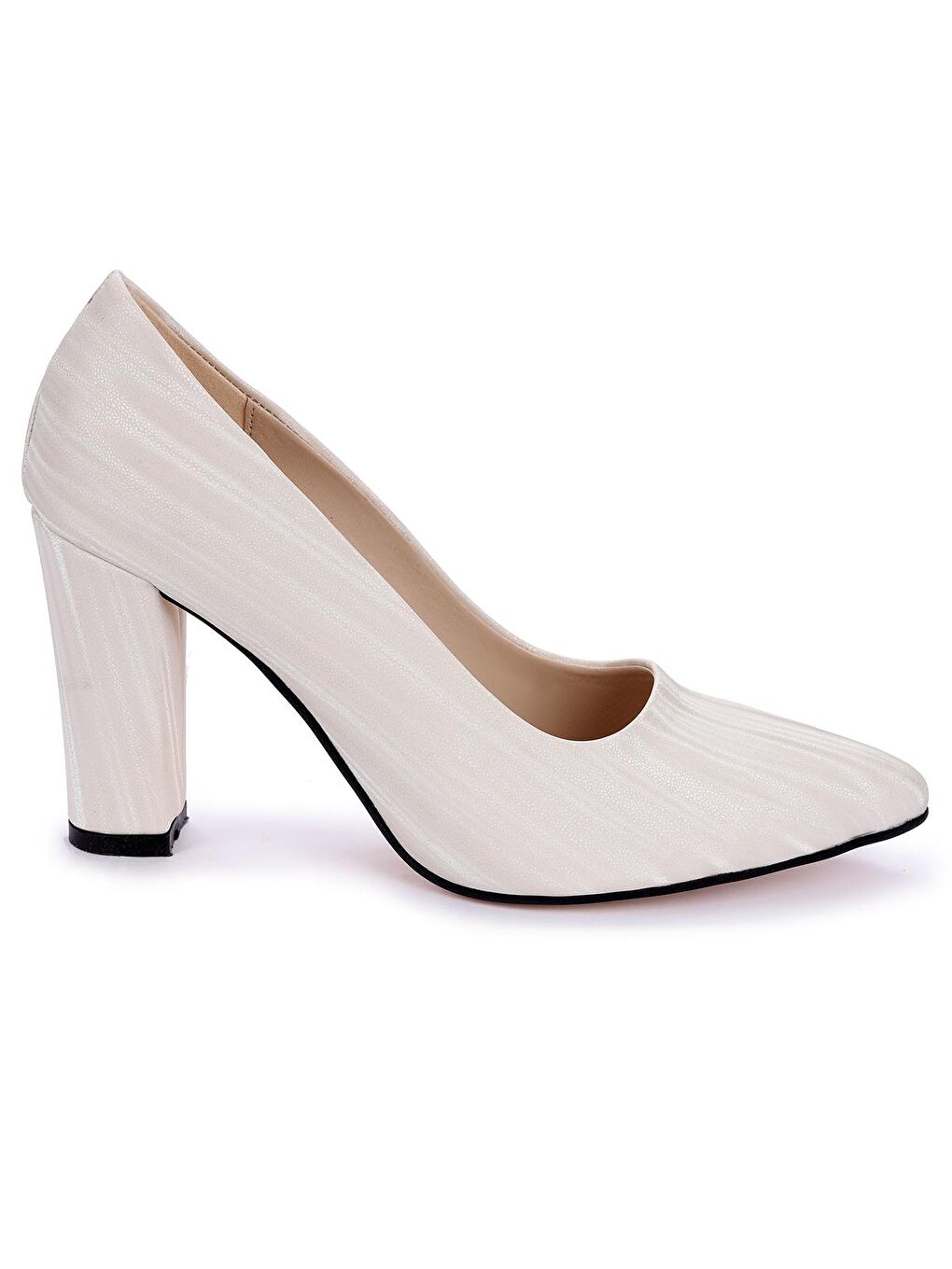 Beyaz 602.1110 Kadın 9 Cm Topuklu Ayakkabı Stiletto-3