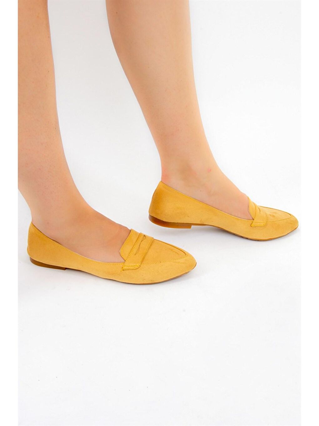 Sarı Hardal Kadın Babet D290092602-4