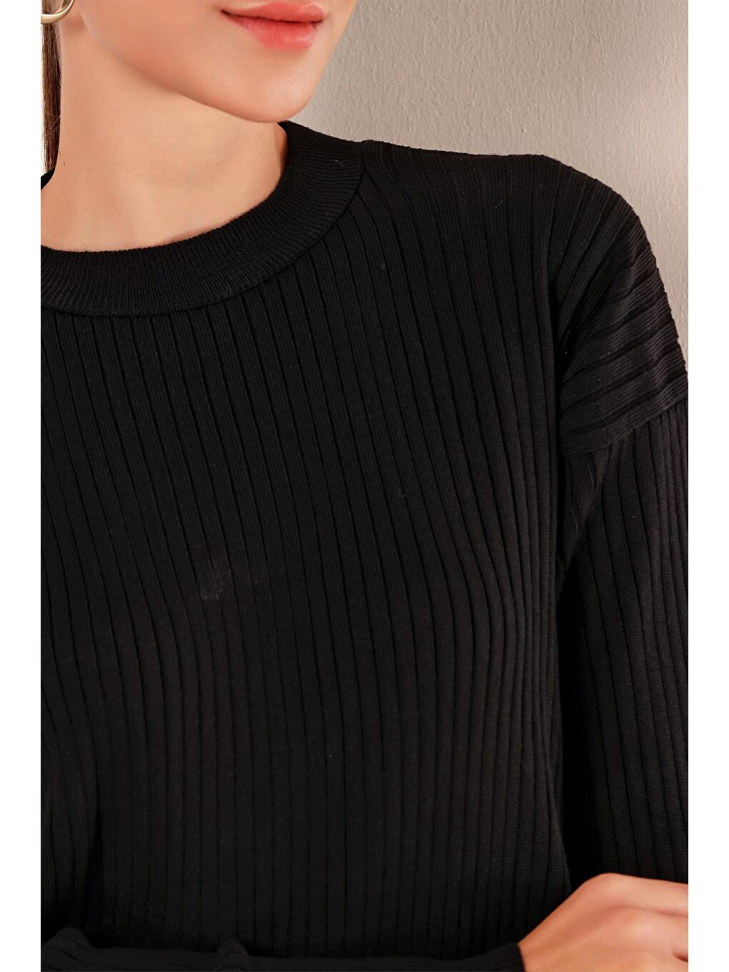 15826 Fitilli İkili Takım - Siyah-1