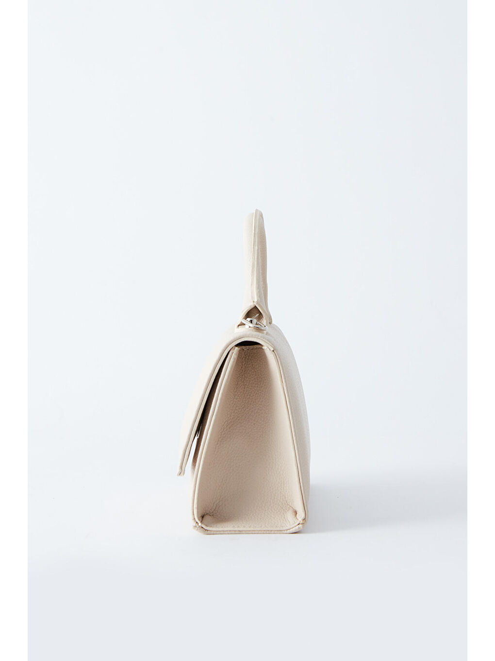 Dokulu Deri Çanta Bej-7