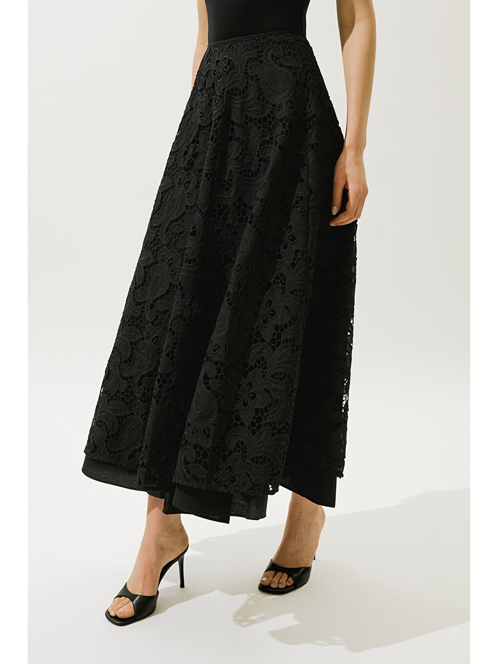 Lımıted Edıtıon Dantel Etek Siyah-4