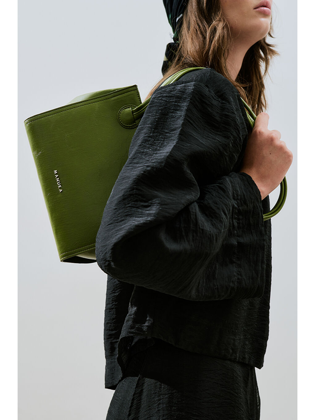 Ryuna Tote Çanta Yeşil-1