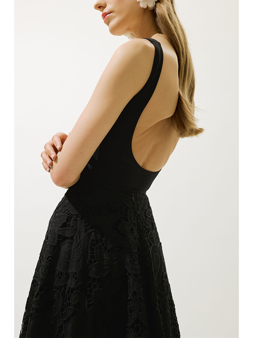 Lımıted Edıtıon Dantel Etek Siyah-5