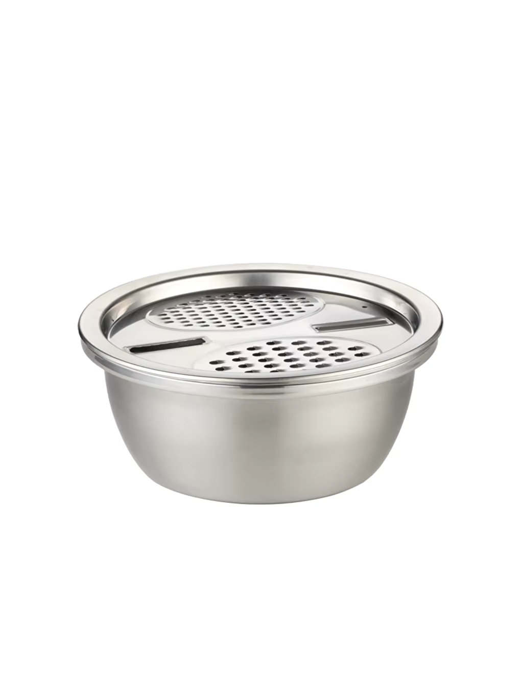 Gri Yuvarlak Çelik Çok Fonksiyonlu Sebze Jülyen Dilimleyici-3