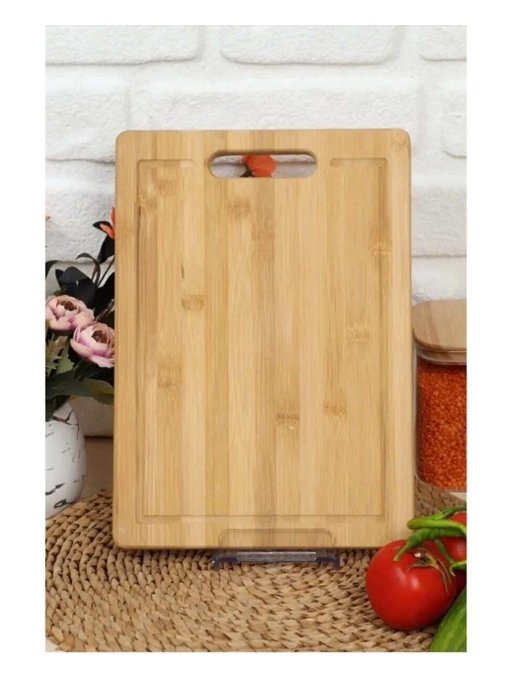 Kitchen Design Lab Kahverengi Bambu Orta Boy Kesim Panosu 20x30 cm - 2