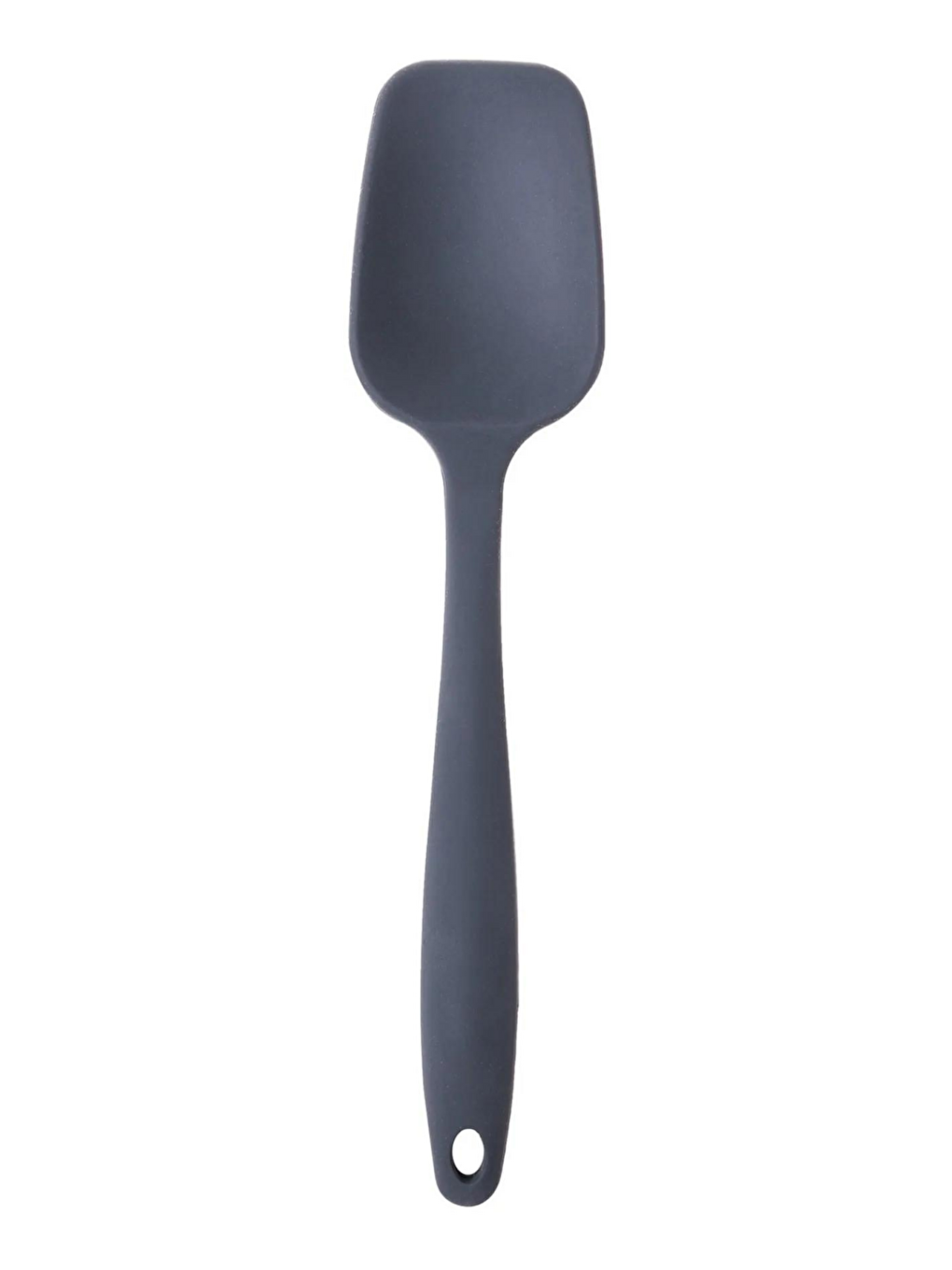 Büyük Yanmaz Silikon Antrasit Düz Spatula Seti 3 Adet-1