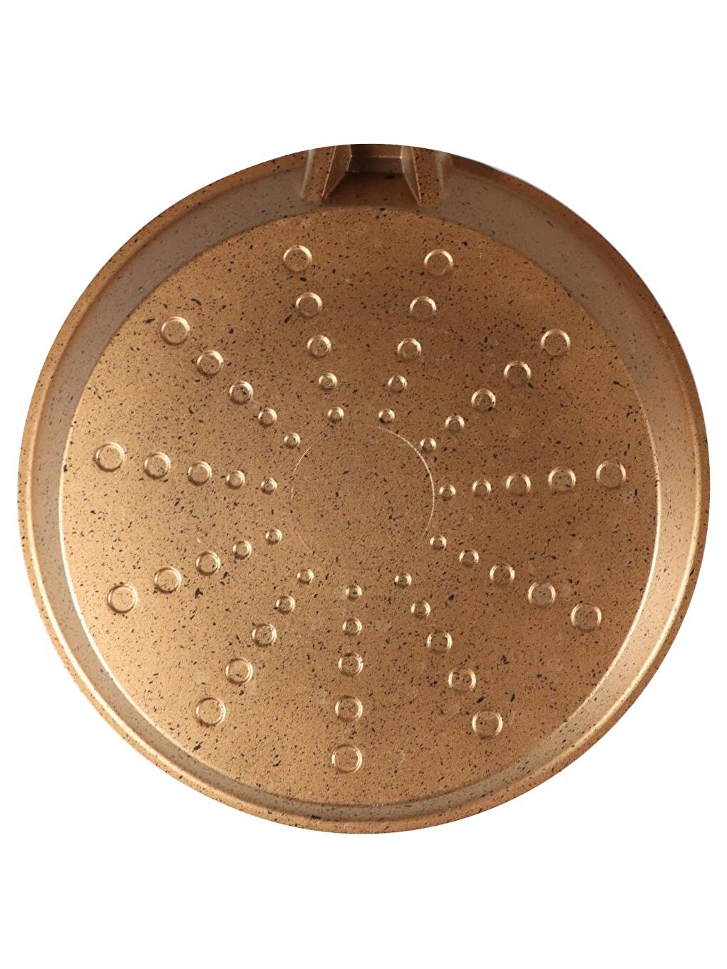 Kahverengi Fun Cooking Defne Alüminyum Döküm PFOA içermeyen Granit Kaplama Sarı Renk Krep Tavası, 22 cm-1