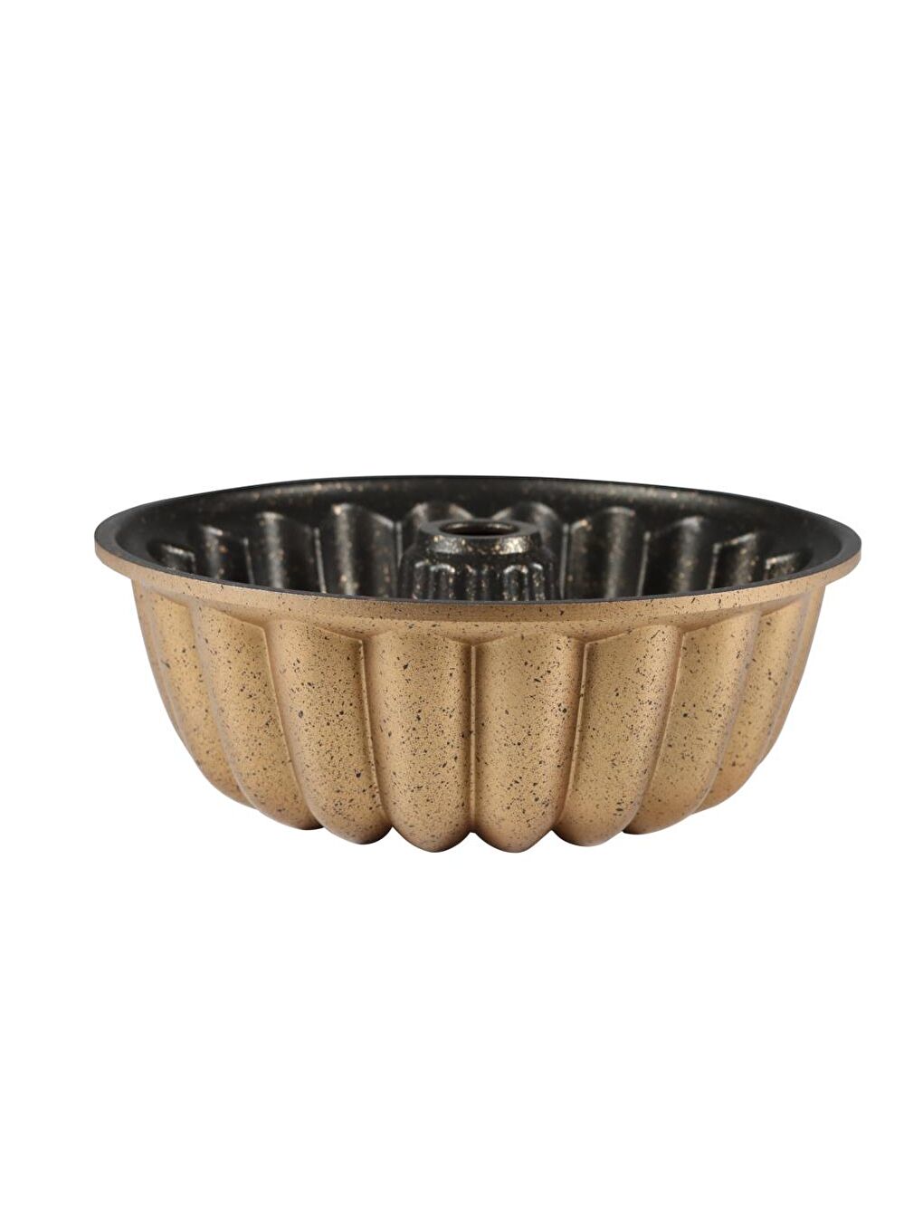 Serenk Kahverengi Fun Cooking Arya Alüminyum Döküm Granit Kaplama Kek Kalıbı 25 cm Sarı