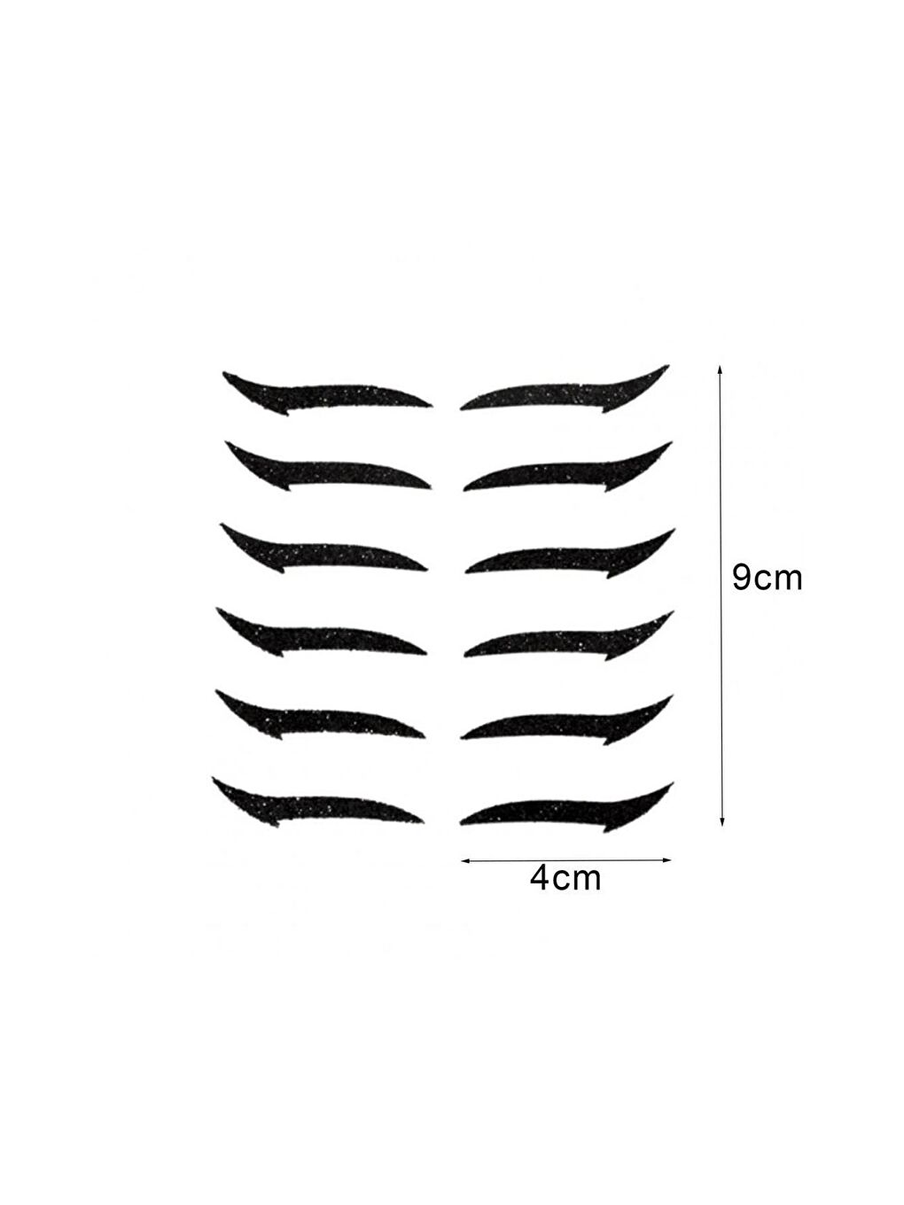 Glitter Kendinden Yapışkanlı Simli Dumanlı Kedi Göz Eyeliner 6'lı Set-2