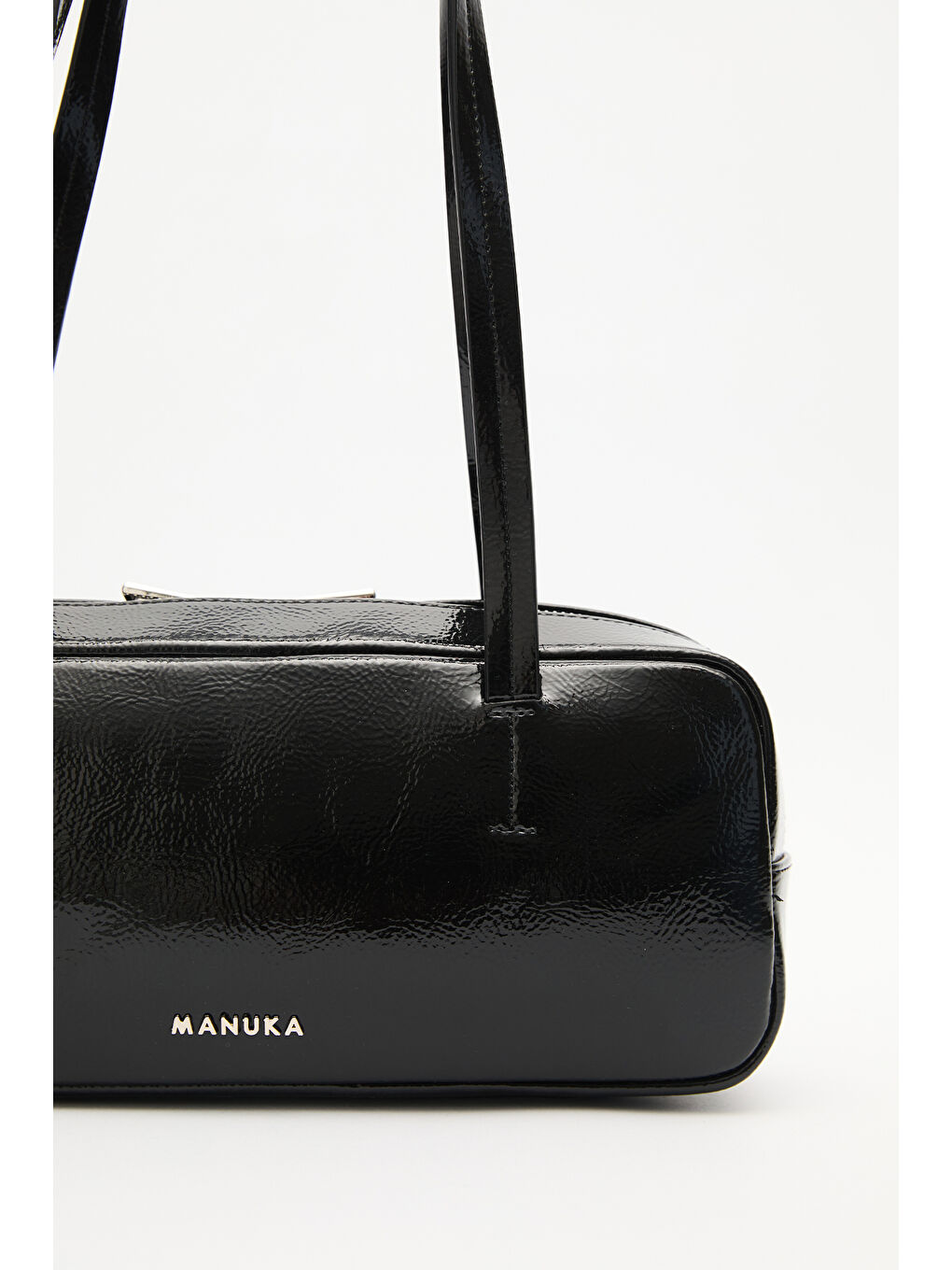 French Baget Çanta Siyah-7