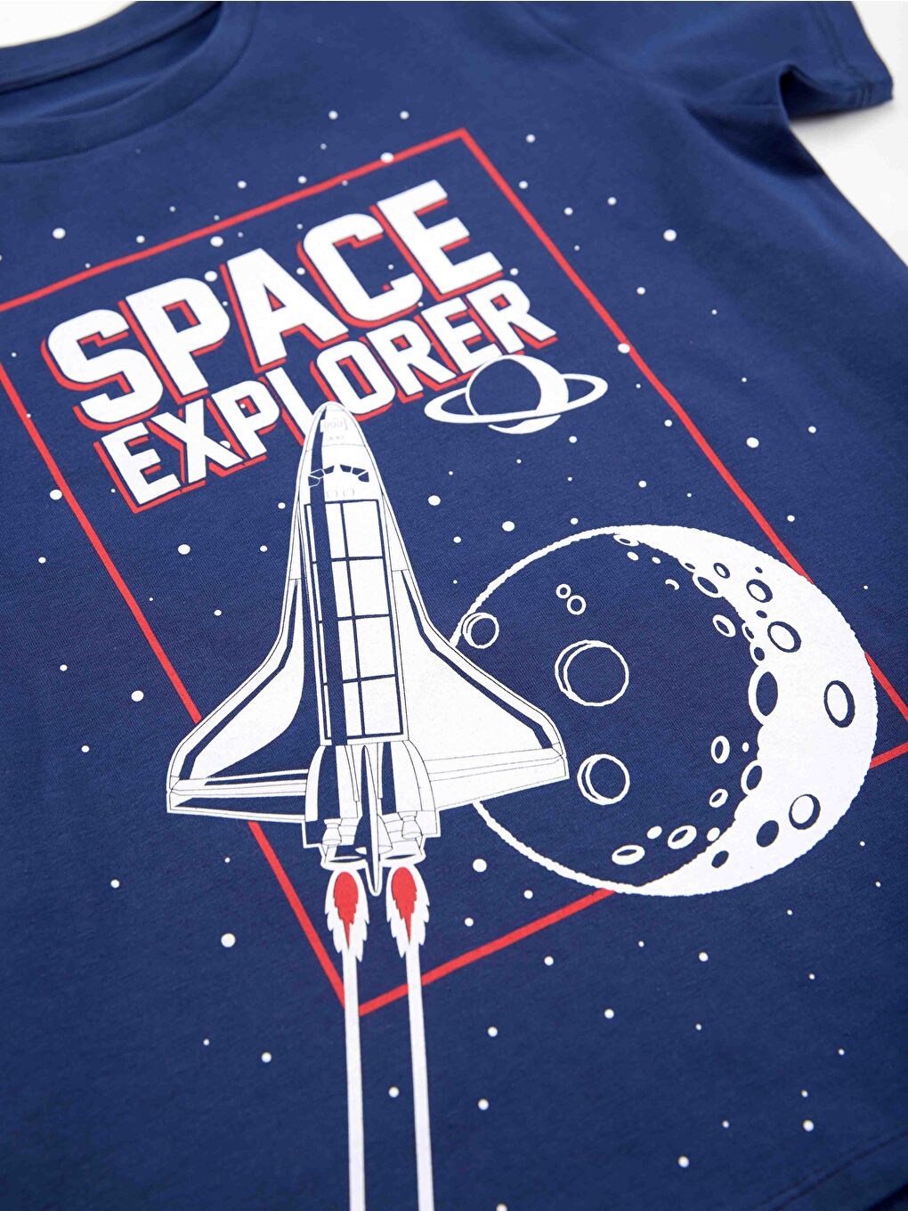 MSHB&G Lacivert Space Erkek Çocuk T-shirt Şort Takım - 4