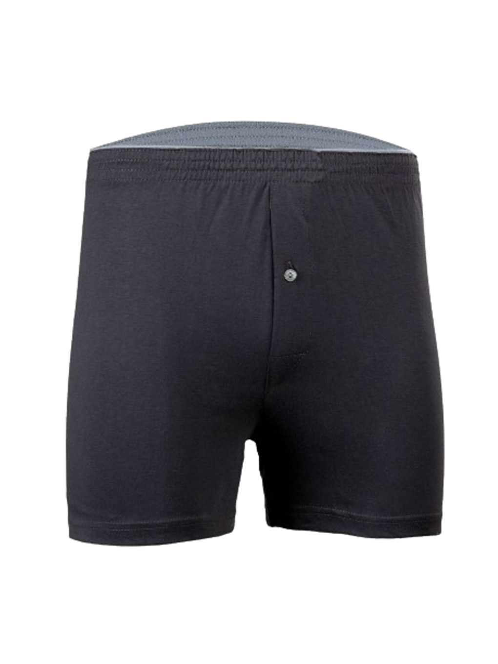 6'lı %100 Pamuk Karışık Erkek Havlu Bel Penye Rahat Kesim Düğmeli Büyük Beden Boxer-3