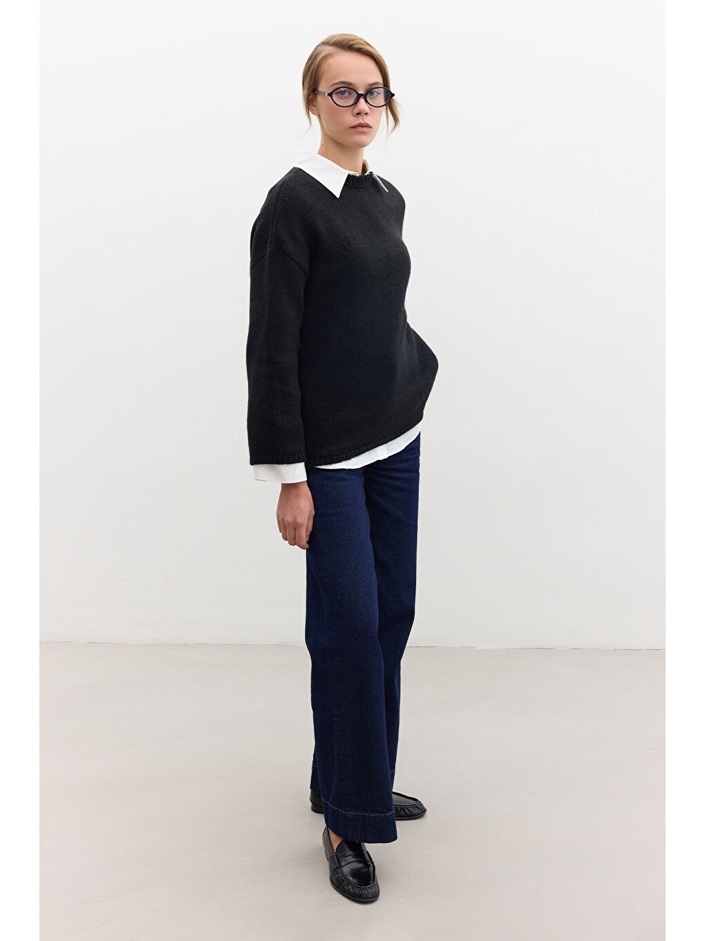 Oversize Kazak Siyah-2