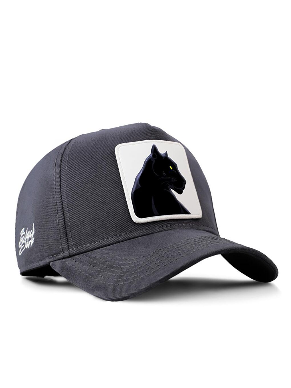 Mavi V1 Baseball Panter - 1 Kod Logolu Unisex Antrasit Şapka (Cap)
