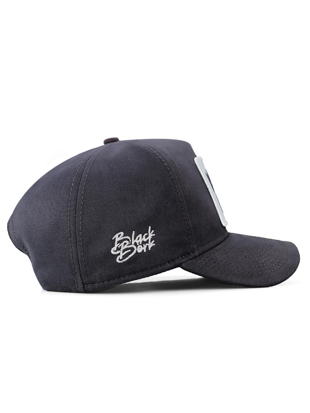 Mavi V1 Baseball Panter - 1 Kod Logolu Unisex Antrasit Şapka (Cap)-1