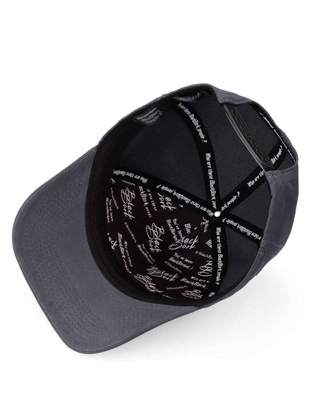 Mavi V1 Baseball Panter - 1 Kod Logolu Unisex Antrasit Şapka (Cap)-2