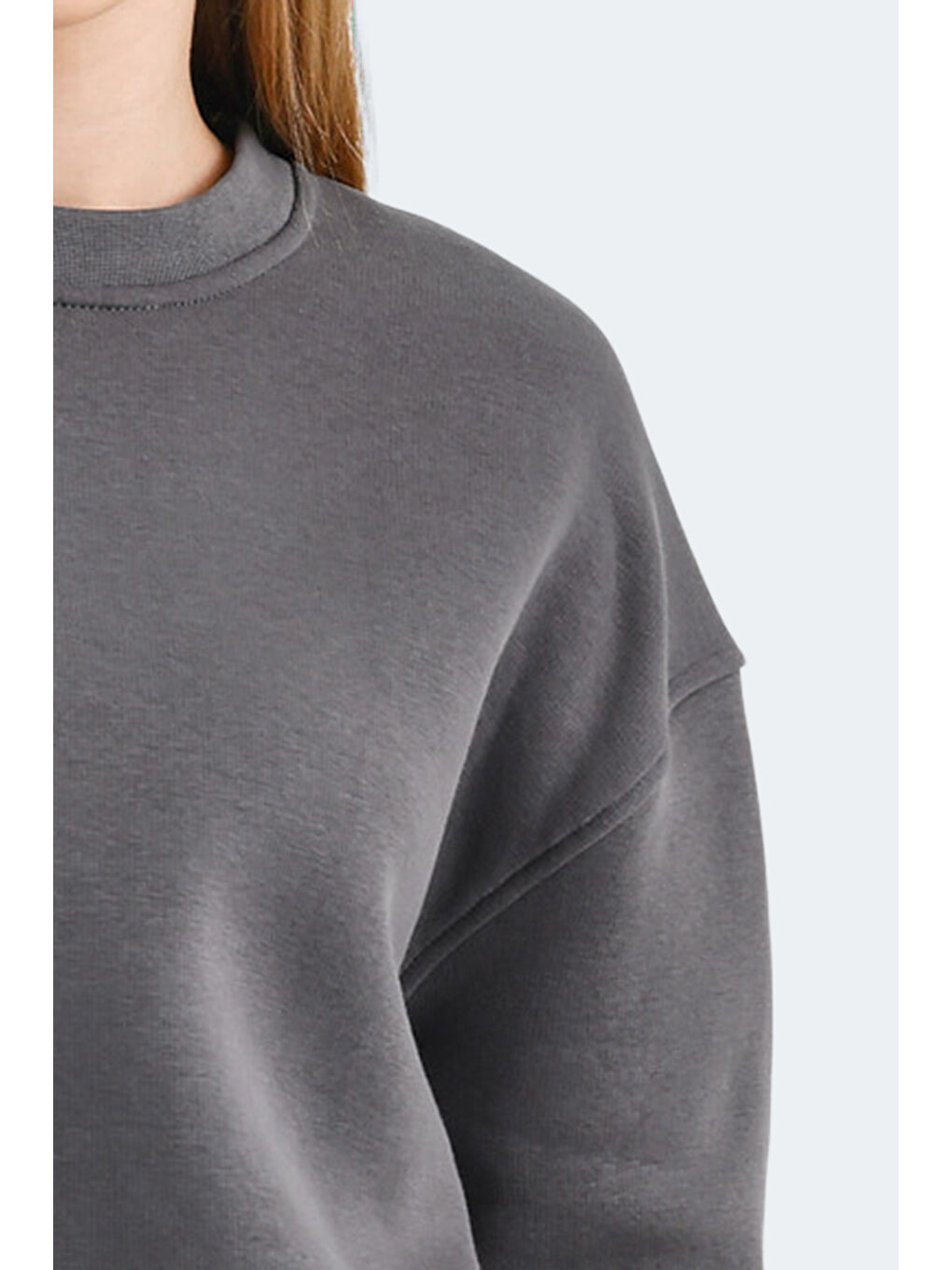 VADIM Kadın Koyu Gri Sweatshirt-1