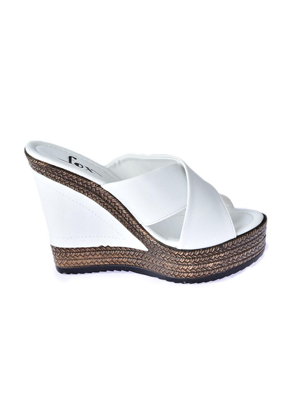 F674072009 Beyaz Kadın Terlik-3