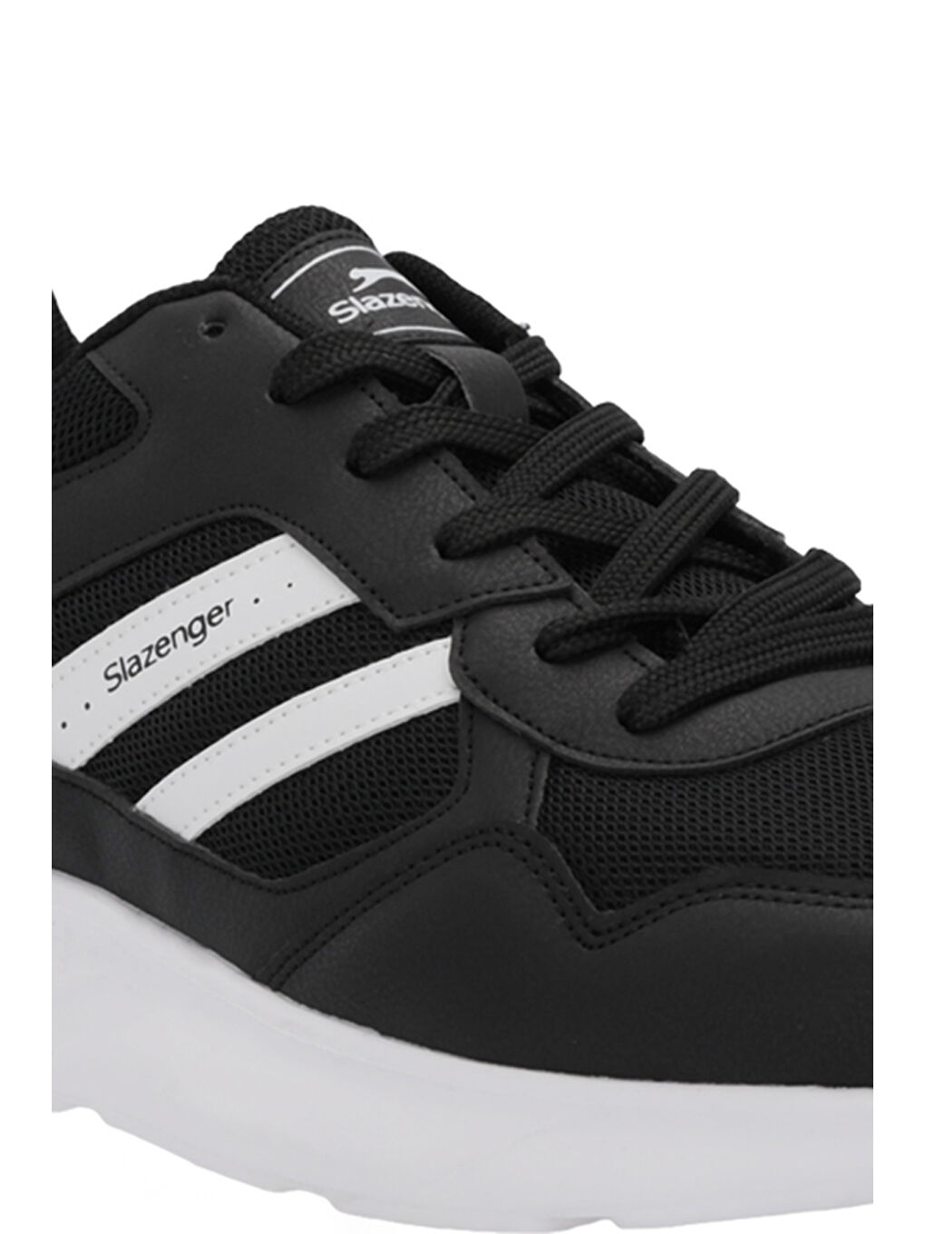 IDEAL I Büyük Beden Erkek Siyah / Beyaz Koşu & Yürüyüş Spor Ayakkabısı-3