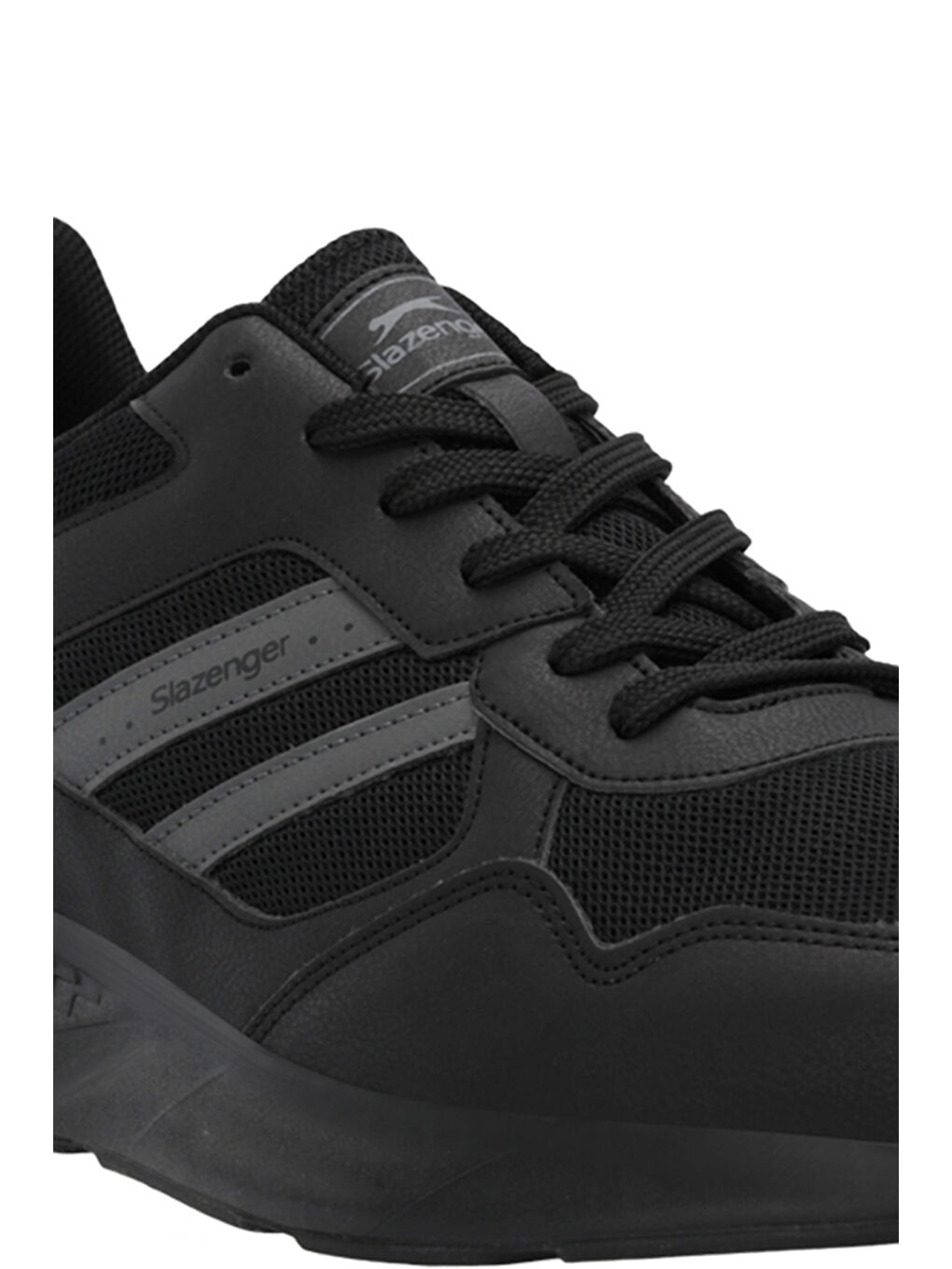 IDEAL I Büyük Beden Erkek Siyah / Koyu Gri Koşu & Yürüyüş Spor Ayakkabısı-3