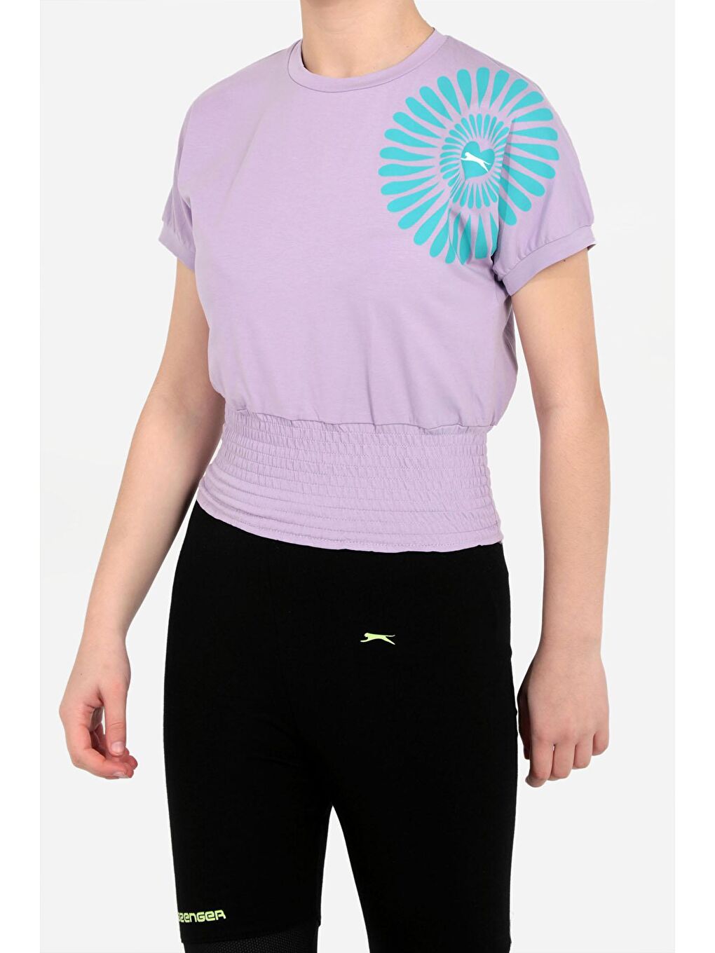 SLAZENGER Lila PORCIA Kız Çocuk T-Shirt Lila