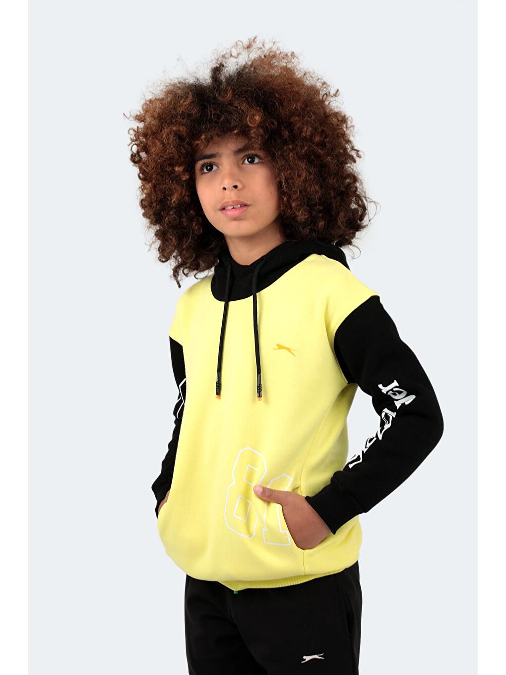 SLAZENGER Sarı DJURO Unisex Çocuk Sweatshirt Sarı