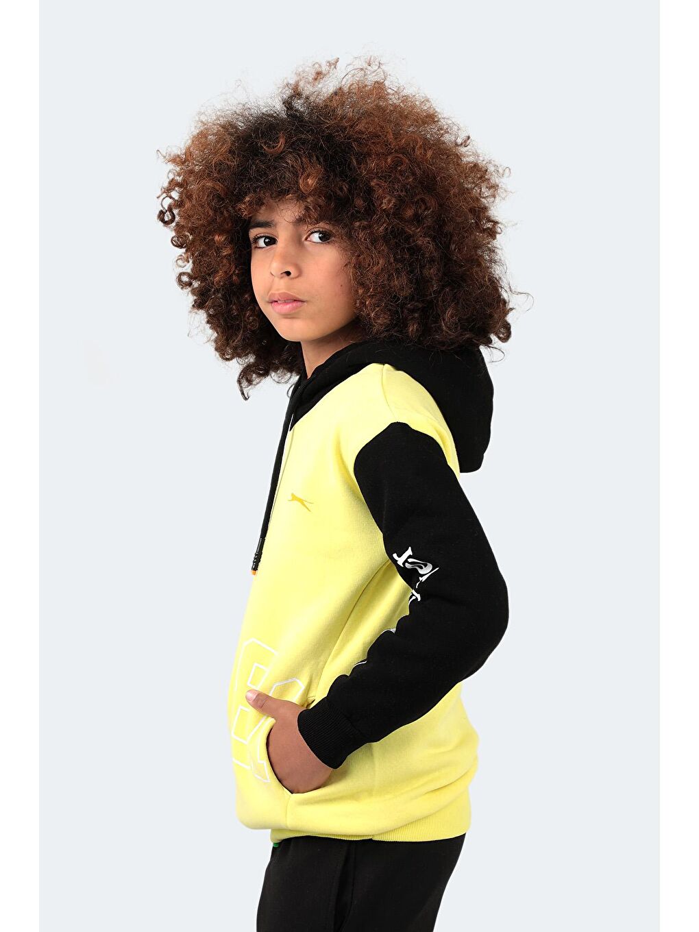 SLAZENGER Sarı DJURO Unisex Çocuk Sweatshirt Sarı - 2