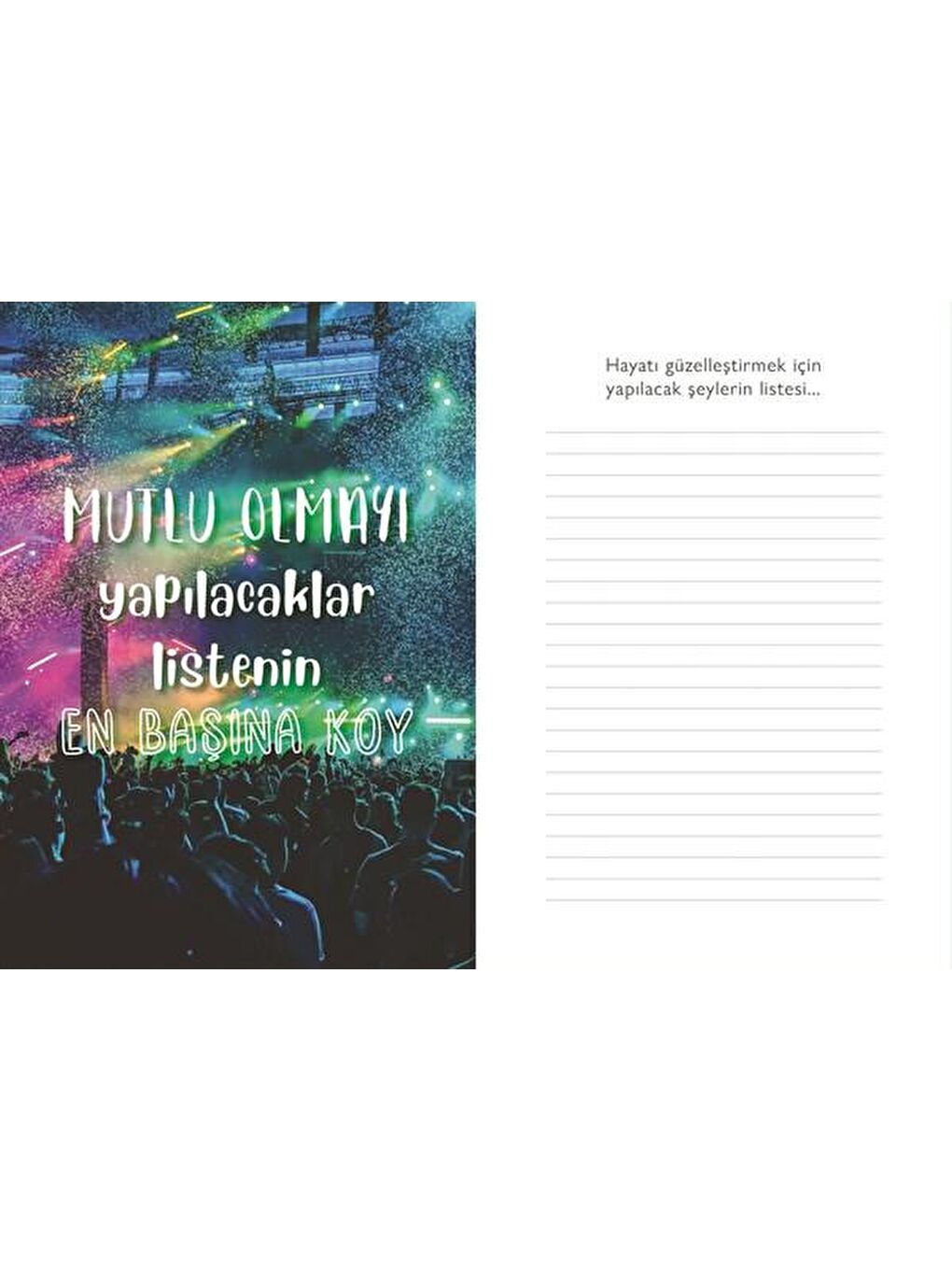 LE COLOR Sarı Motivasyon Hayat Planlayıcı Resimli Defter Sarı - 3