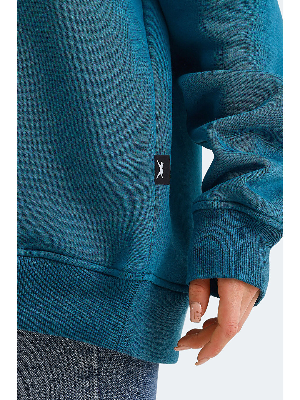 VADIM Kadın Petrol Sweatshirt-3