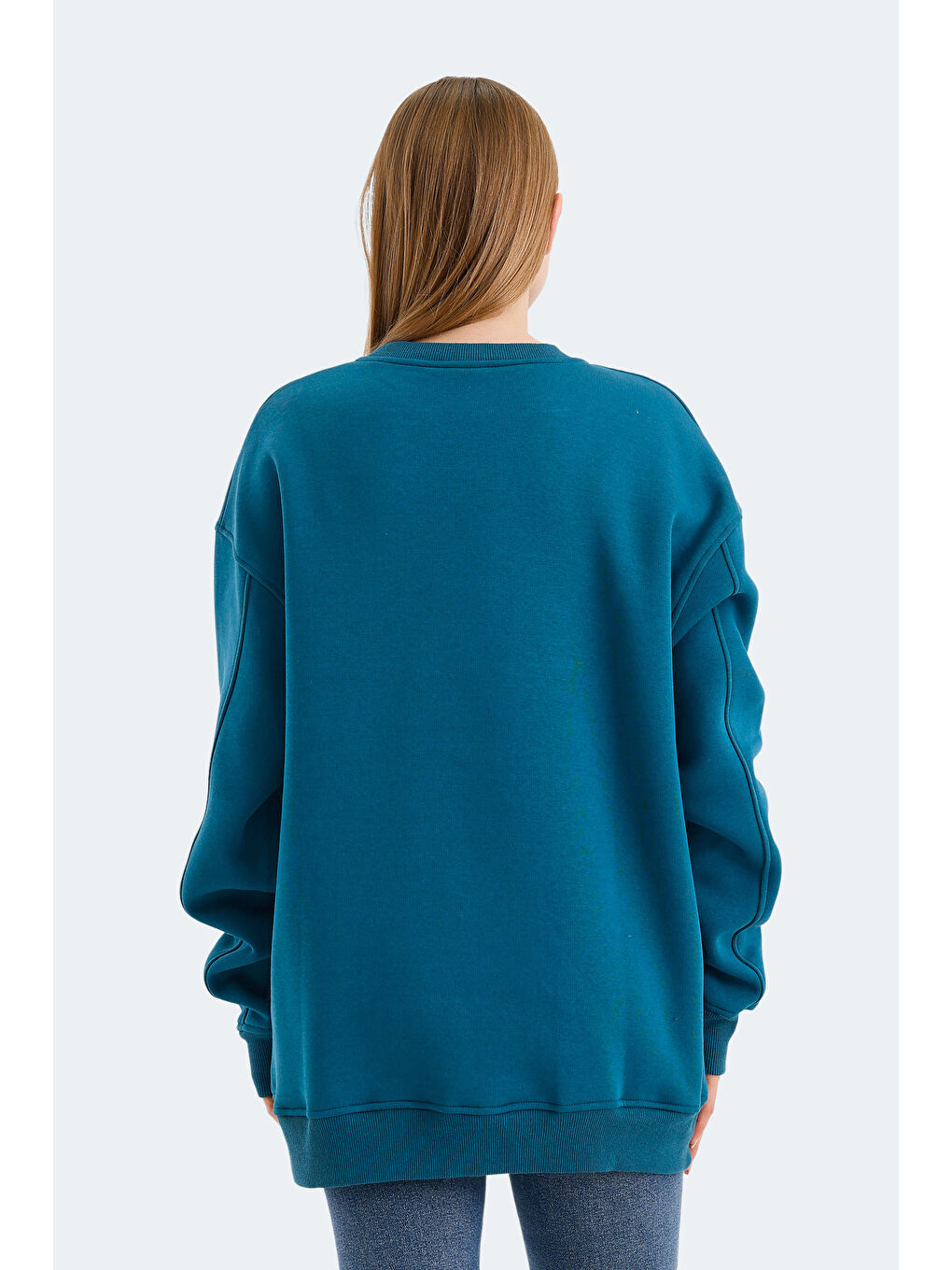 VADIM Kadın Petrol Sweatshirt-5