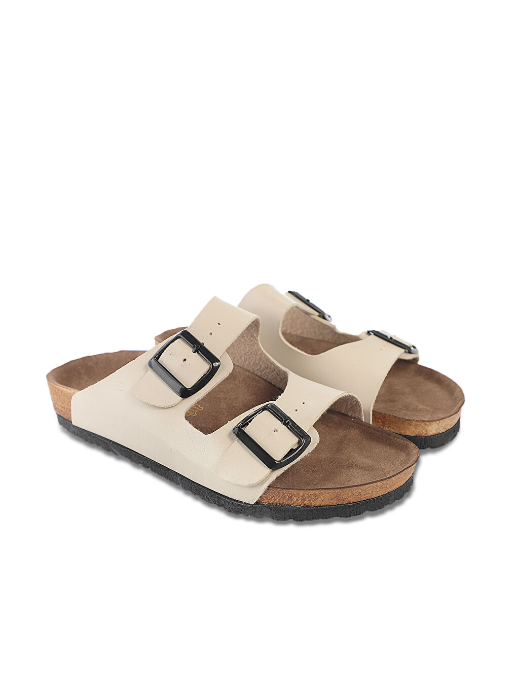 LENS Kadın Terlik Bej-2