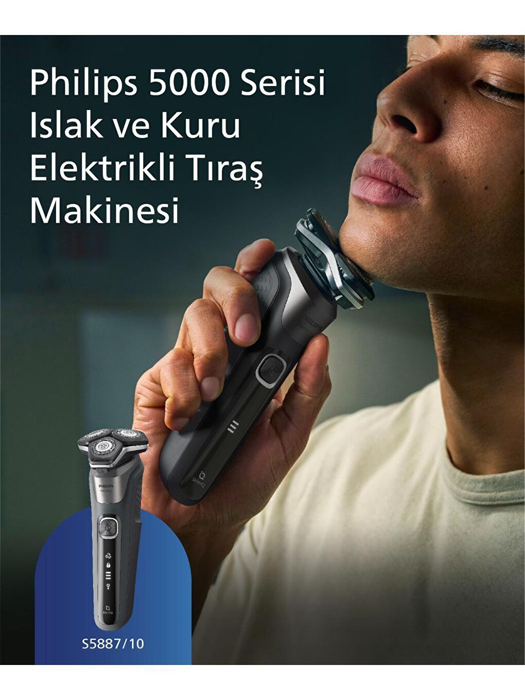 Philips 5000 Serisi Tıraş Makinesi S5887/10 - 1