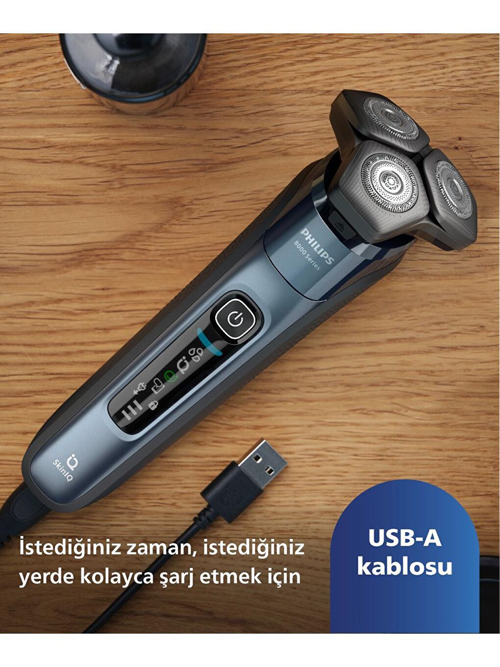 Philips Açık Mavi 8000 Serisi Tıraş Makinesi S8692/35 - 11