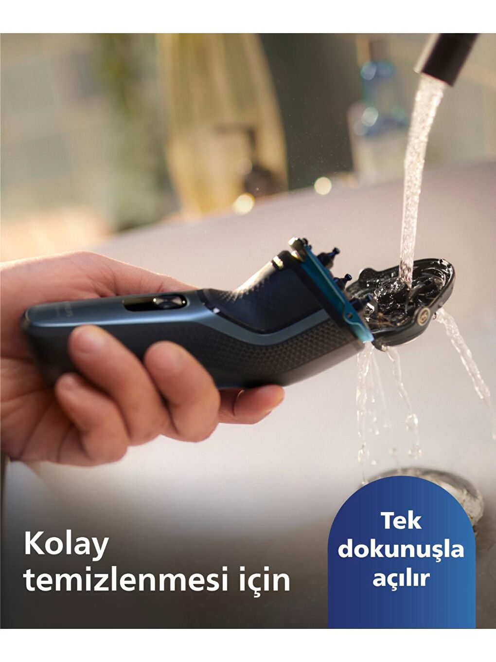 Philips Koyu Mavi-Siyah 3000 Serisi Tıraş Makinesi S3144/00 - 7