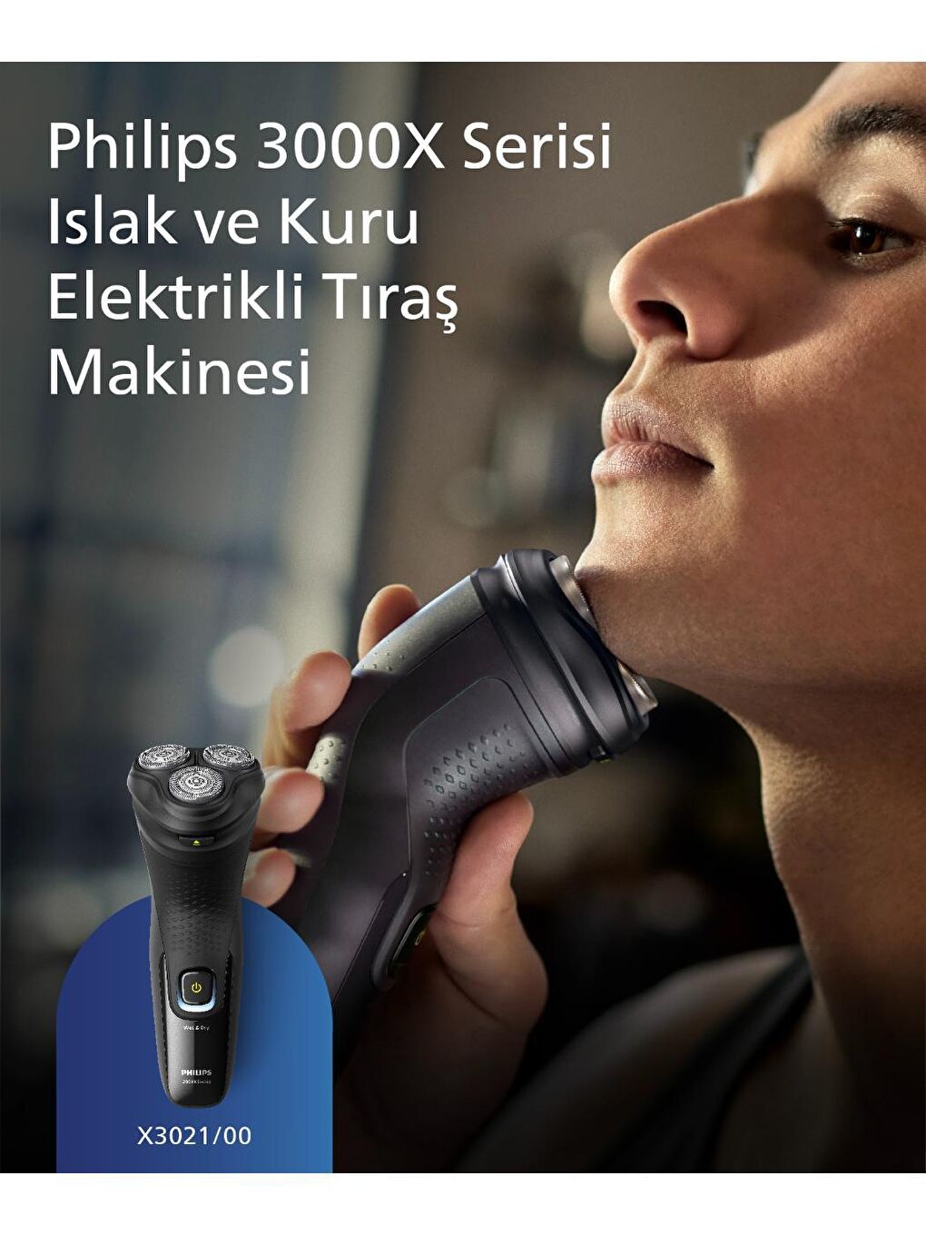 Philips Siyah 3000xserisi Tıraş Makinesi X3021/00 - 1