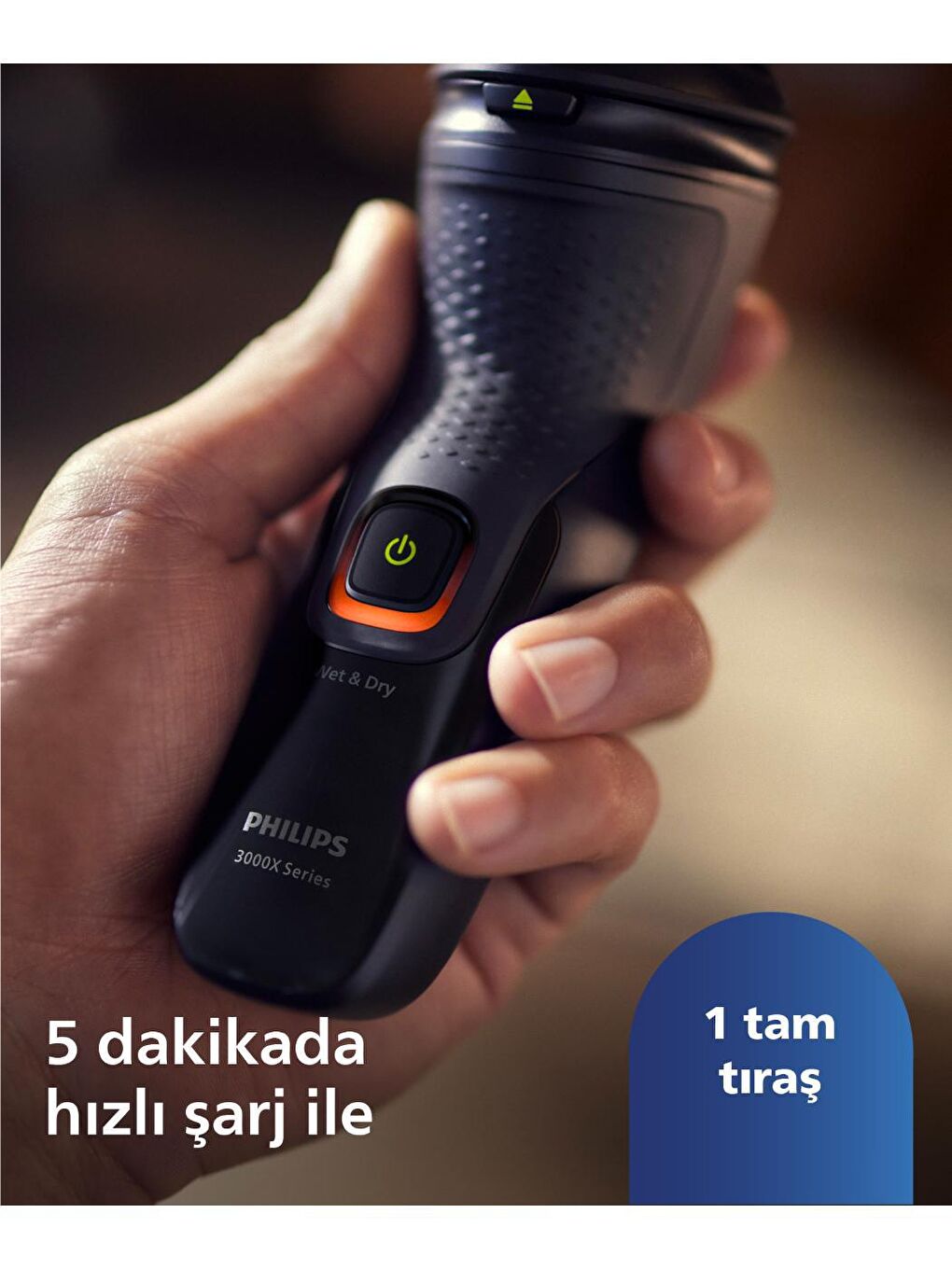 Philips Siyah 3000xserisi Tıraş Makinesi X3021/00 - 9