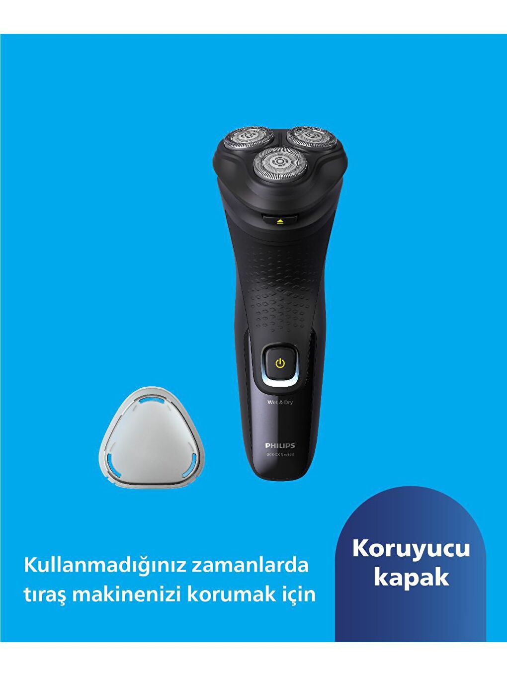 Philips Siyah 3000xserisi Tıraş Makinesi X3021/00 - 11