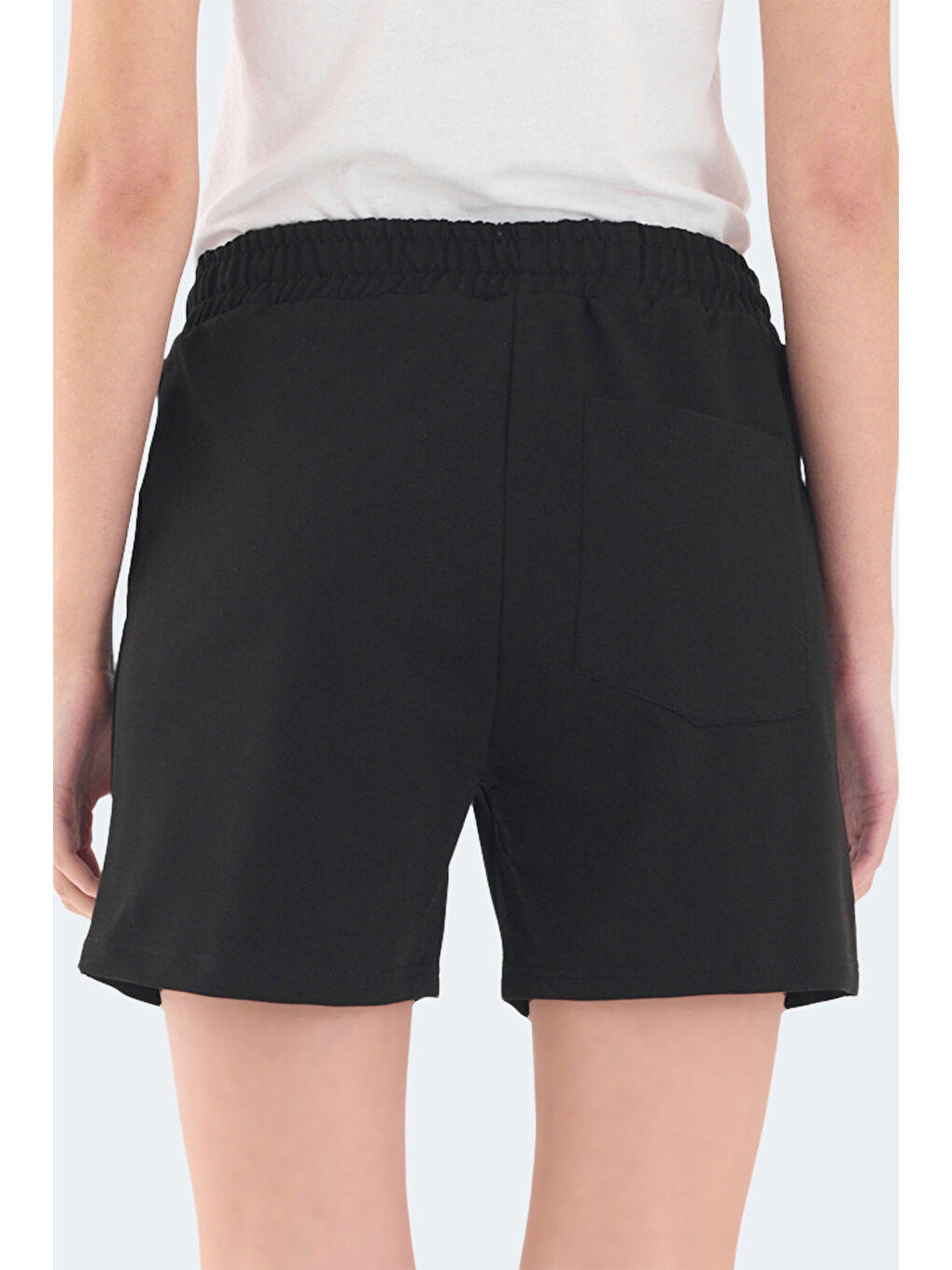 RAMLAH I Kadın Cepli Siyah Şort-5