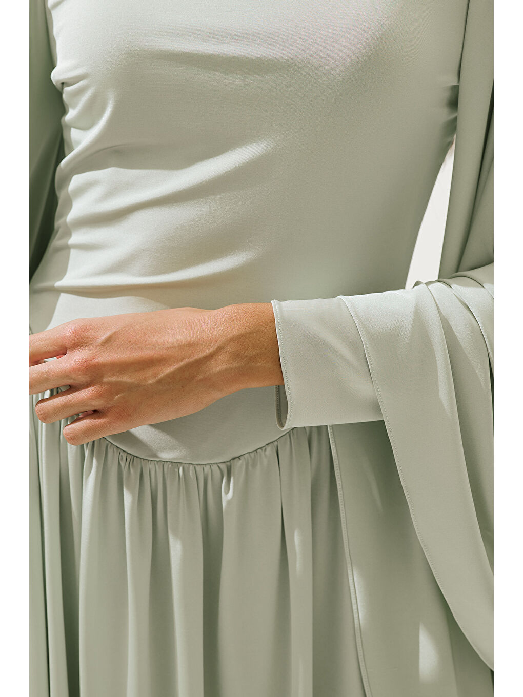 Helsa Abiye Elbise Yeşil-6