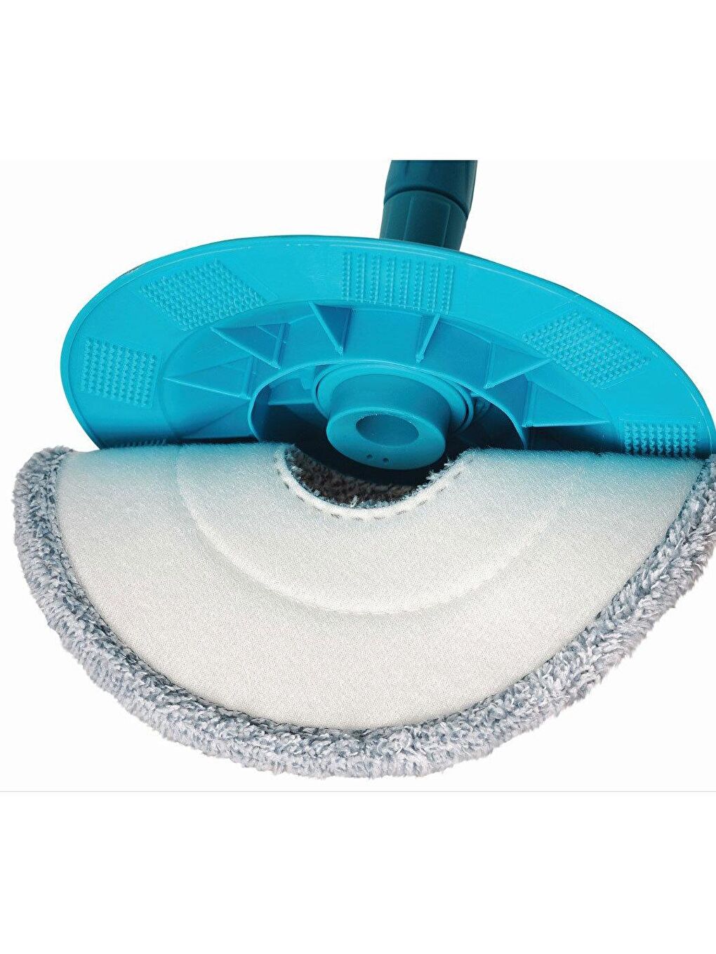 Motek Açık Mavi Mt-50 Islak Kuru Su Sıçrama Önleyicili Turbo Disk Mop Set - 2