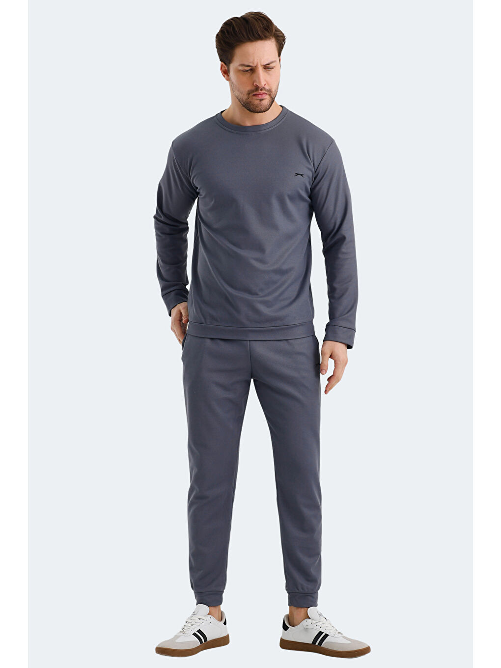 KINGDOM IN Erkek Gri Eşofman Takımı-5