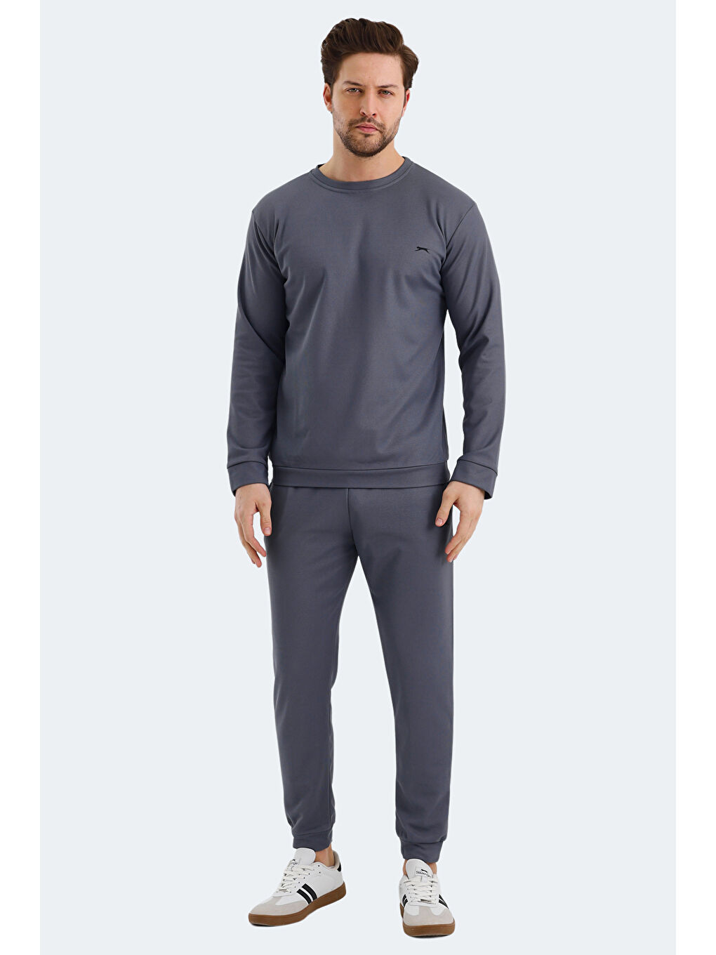 KINGDOM IN Erkek Gri Eşofman Takımı-6