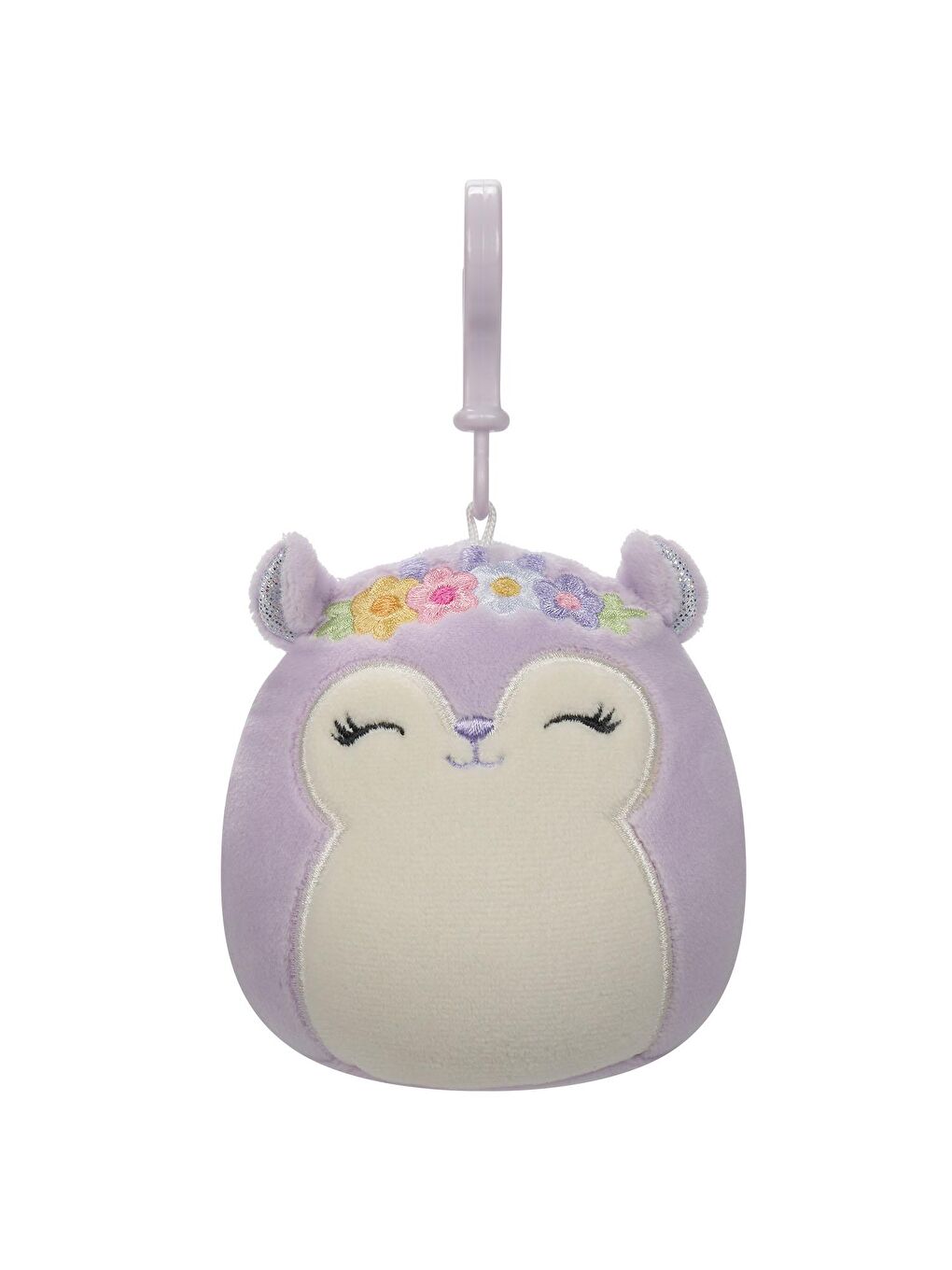 Squishmallows Karışık Sincap Sydnee Klipsli 10cm SQCP00180 - 1