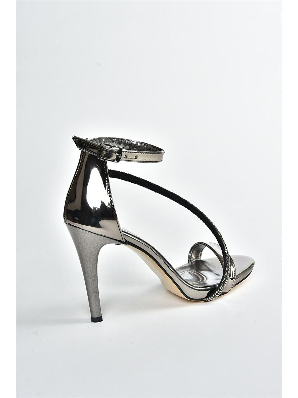 M2510051 Antrasit Kadın Topuklu Ayakkabı-6