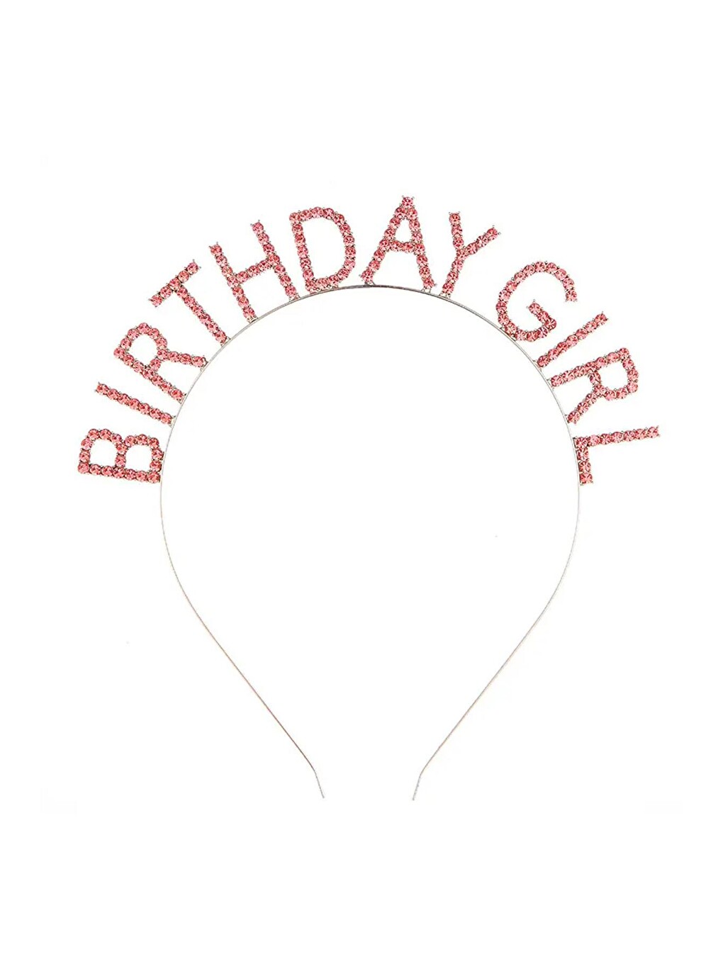 Kırmızı Birthday Girl Taşlı Birthday Doğum Günü Parti Taç-1