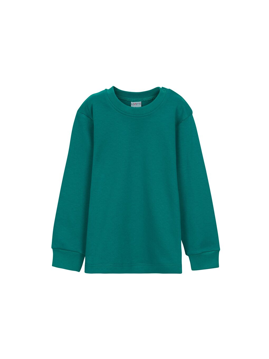 Yeşil Bisiklet Yaka Kız Bebek Sweathirt